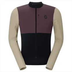 SCOTT Jersey M's Endurance Warm LS /noir cocoa rouge - SCOTT