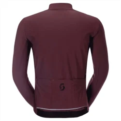 SCOTT Jersey M's Pro Warm WB LS /cocoa red