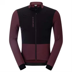 SCOTT Jersey M's Pro Warm WB LS /cocoa rouge - SCOTT
