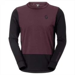 SCOTT Tee M's Vertic Pro Mid LS /cocoa rouge - SCOTT