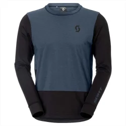 SCOTT Tee M's Vertic Pro Mid LS /dusk bleu noir - SCOTT