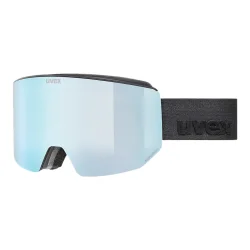 UVEX Lace Attract FM /black matt /mirror ice blue supravision clear green /cat 3