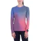 RONHILL Tech Golden Hour L/s tee w /bleu violet merge