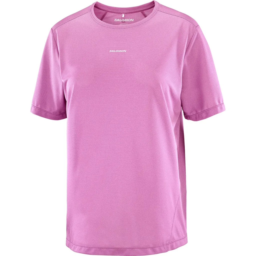 SALOMON SHKout Core Ss Tee W /iris orchid