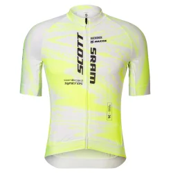 SCOTT RC Pro Short-sleeve Men's Jersey /safety yellow white