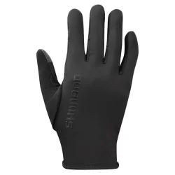 SHIMANO Gants De Course Coupe-Vent /Noir